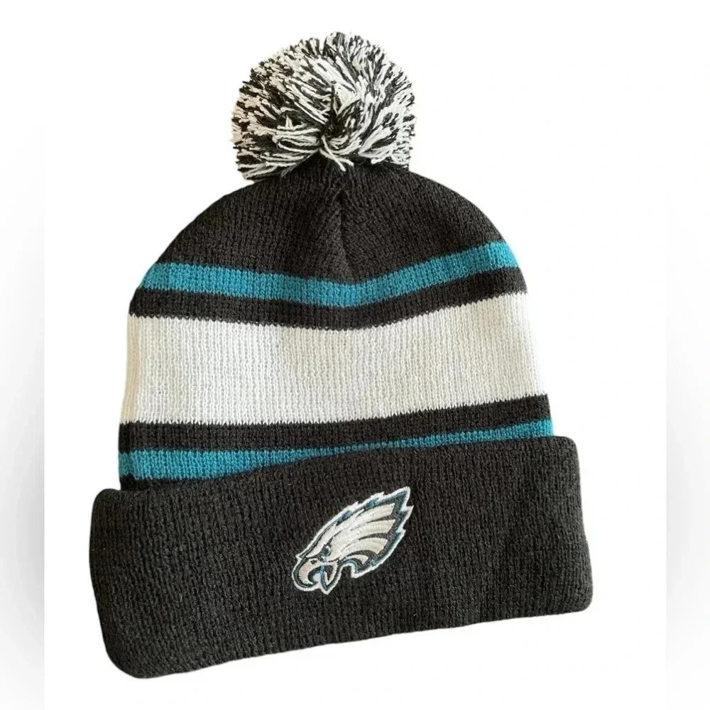 FREE with any purchase- Philadelphia eagles NFL pom knit beanie